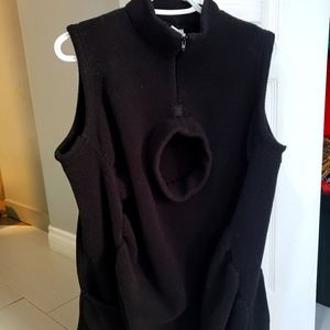 Peekaru babywearing fleece vest size large